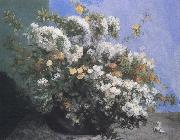 Gustave Courbet Flower oil on canvas